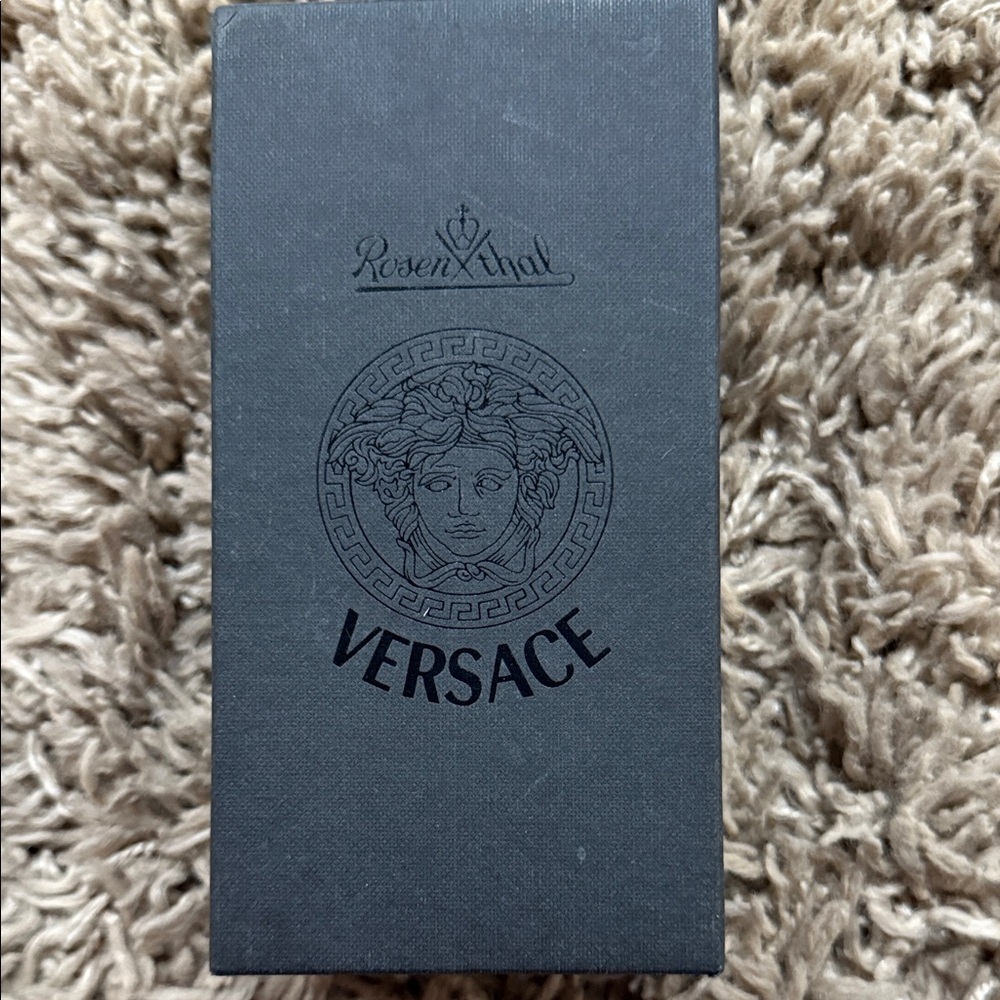 Versace Rosenthal Black Embossed Box